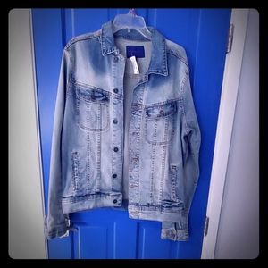 NWT Aéropostale Denim Stone Washed Jacket